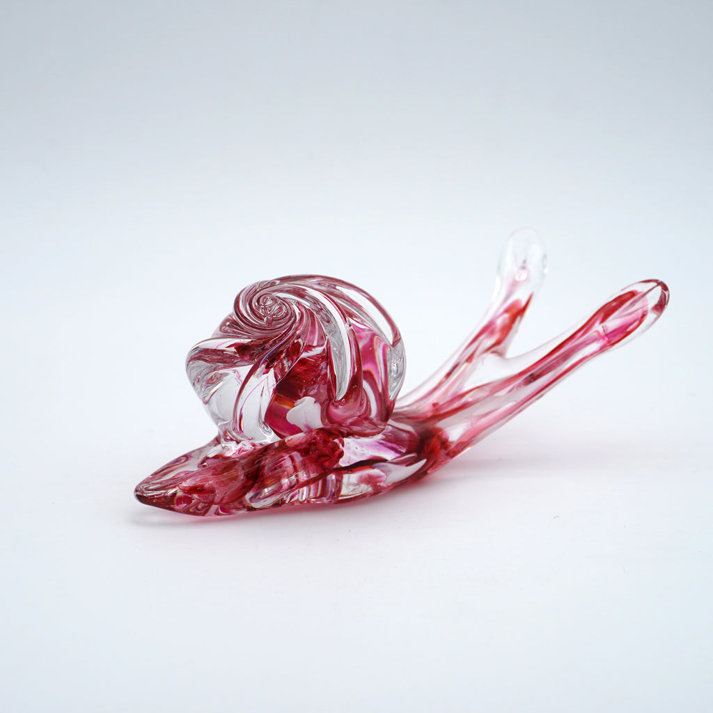 Escargot en verre sculpté