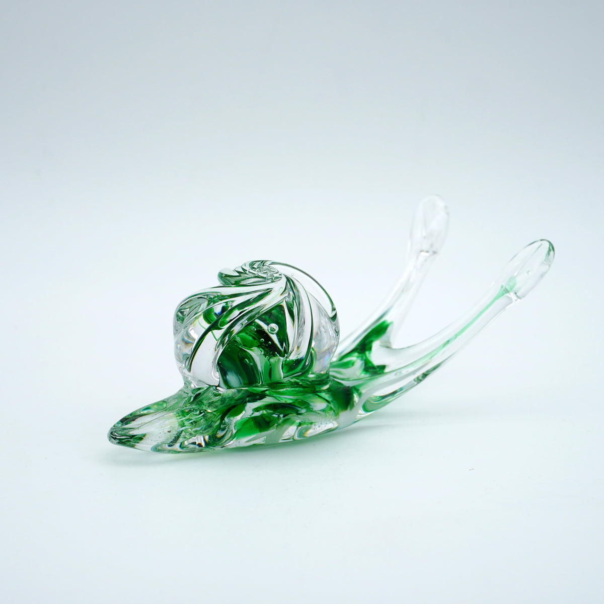 Escargot en verre sculpté