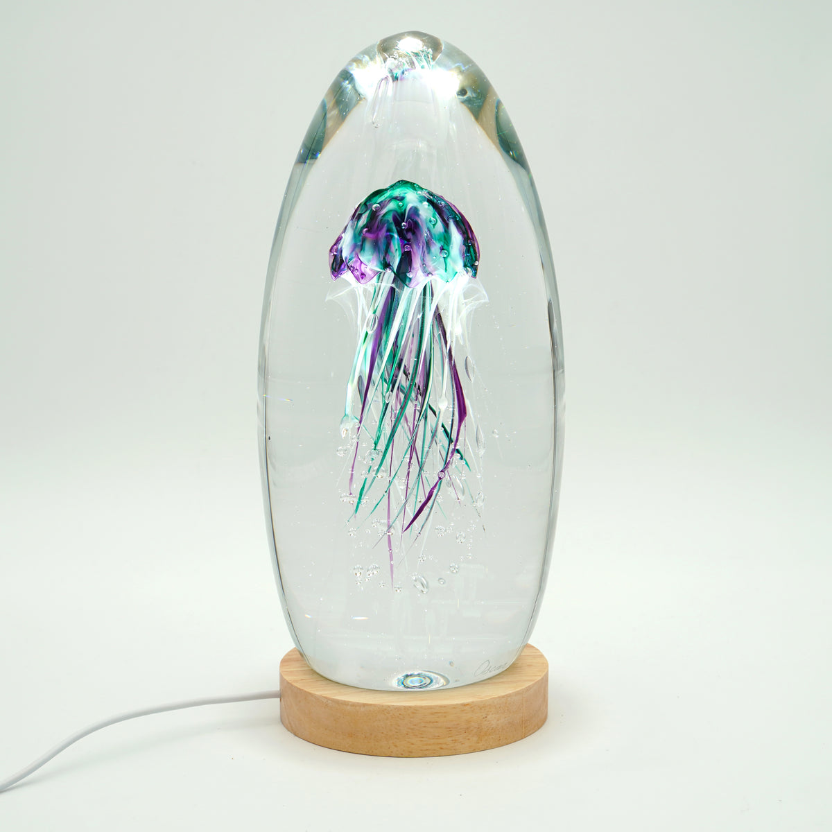 Méduse bleue et violette (pièce unique, un seul exemplaire)