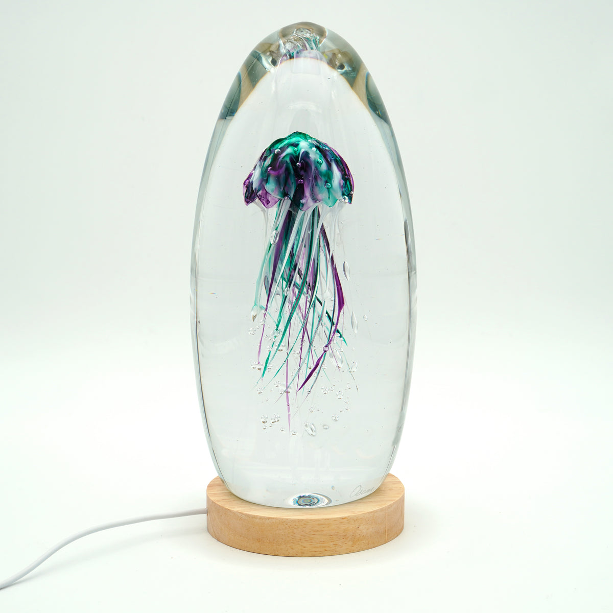 Méduse bleue et violette (pièce unique, un seul exemplaire)